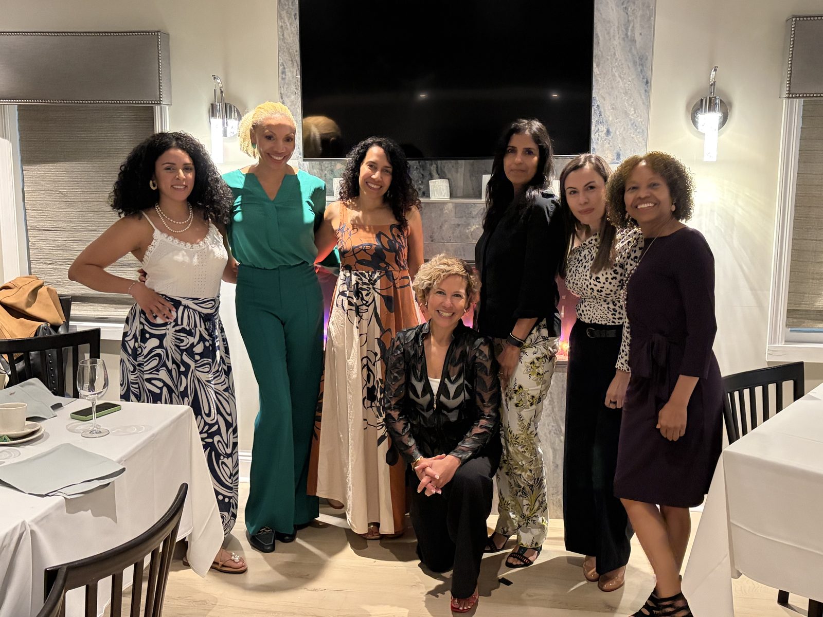 Women together at a previous Maria's Circle dinner